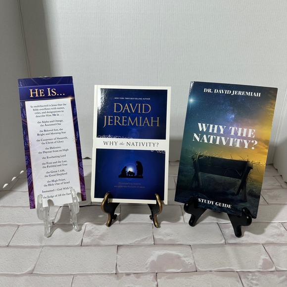 David Jeremiah Other - David Jeremiah Why the Nativity Book and Study Guide Set Christian Faith‎